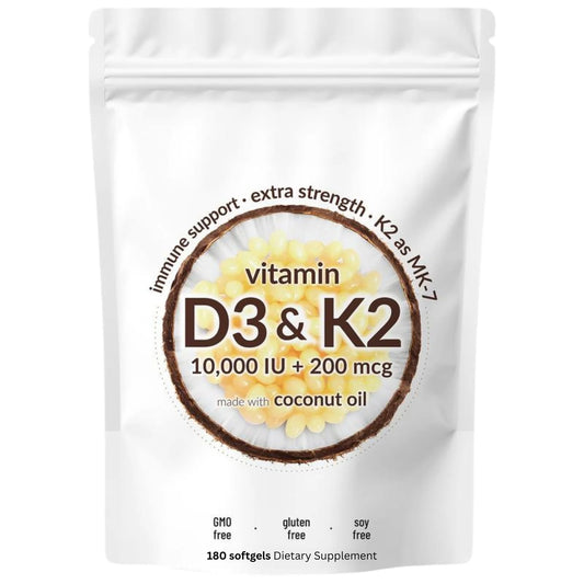 Vitamin D3 + K2 Softgels